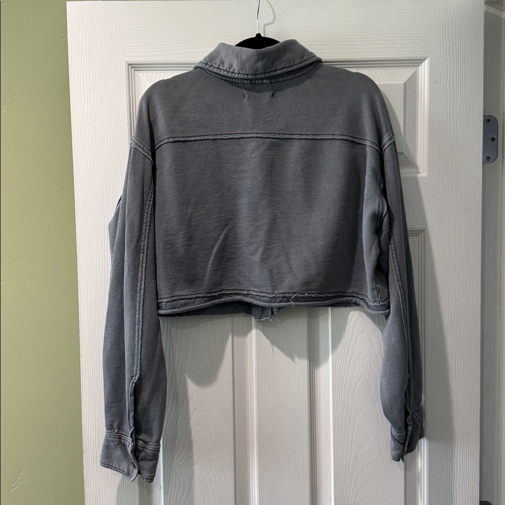 We The Free Cropped Shacket - Picture 7 of 12